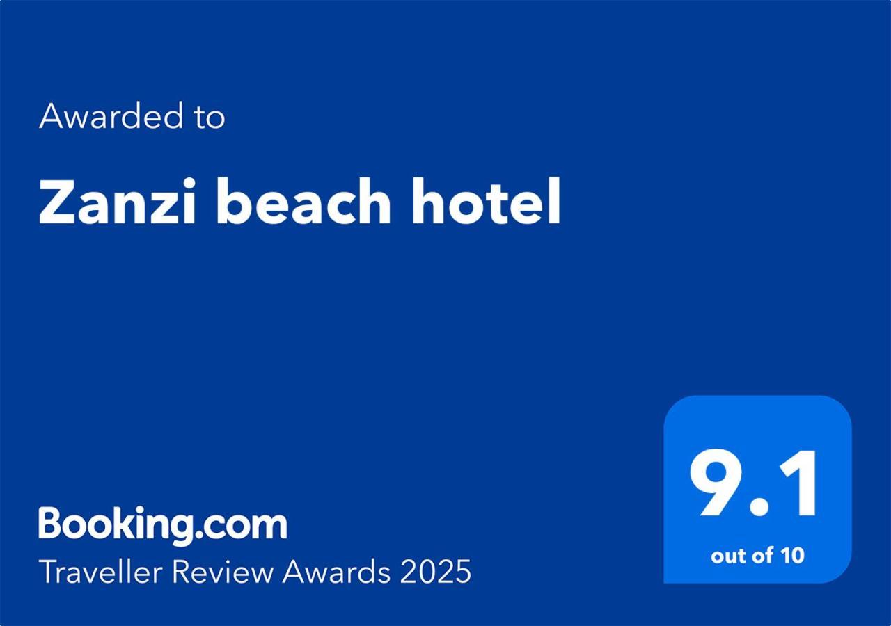 Zanzi Beach Hotel Нунгви Екстериор снимка
